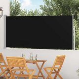  Uvlačiva bočna tenda 120 x 300 cm crna | shoptok.hr