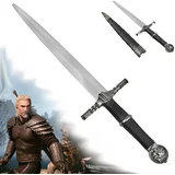 Witcher Geralt of Rivia replika miniaturnega jeklenega meča