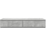  Ladice za krevet s ladicama Betonski sivi 75 x 36,5 x 16,5 cm | shoptok.hr