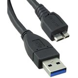 Optimus usb data kabel (1.5m, micro usb 3.0 na usb 3.0, crni) Cijene