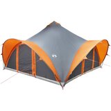 Tipi šator Siva i narančasta Za 18 osoba Poliester i čelik | shoptok.hr