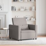 vidaXL 3-u-1 konvertibilni taupe sofa krevet | shoptok.hr