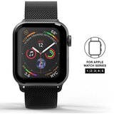 Superdry PAŠEK ZA URO APPLE WATCH 38/40/41 MM SERIES 1-8 SE ČRN, (22064285) | Shoptok.si