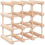  Stalak za vino za 12 boca 36 x 23 x 36 cm masivna borovina | Eponuda.ba