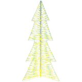 vidaXL Božićno drvce s 160 LED svjetlima Topla bijela 150 cm PET | shoptok.hr