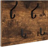  Vješalica za kapute na zidu Dimljeni hrast 100 x 40 x 12 cm | shoptok.hr