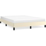  Okvir za krevet krem 140x190 cm od umjetne kože | Shoptok.si