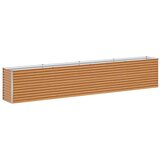  Vrtna visoka greda 390 x 50 x 68 cm Cinkana jeklena, (5000287831) | Shoptok.si