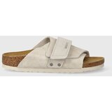 Birkenstock Natikače od brušene kože Kyoto za žene, boja: bež, 1024526 | shoptok.hr