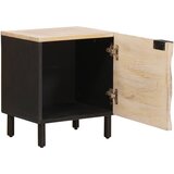  Noćni ormar Bijelo 40 x 33 x 46 cm Čvrsto drvo manga | Eponuda.com