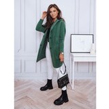 DStreet Women's coat ala alpaca RITA green NY0455 | Shoptok.si