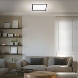 BRILO plafonjera led 22 w 3000 lm 4000 k 42x42x2,9 cm bcl crna | shoptok.hr