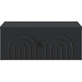  Stenski nočni omarici Črna 49 x 34,5 x 20 cm Inženirski les, (5000209409) | Shoptok.si