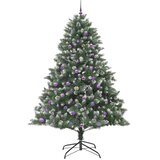  Umjetno božićno drvce Zelena 240 cm PVC, Plastika i Čelik | shoptok.hr