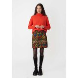 IVKO WOMAN ženska žakardna suknja/ cvetni motiv - šuma zelena 242650.069