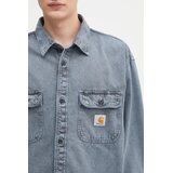Carhartt WIP Tigan Jac Srajca black / blue fog grmnt dyd | Shoptok.si