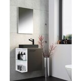 MID.YOU kopalnica za goste hausa, antracit, bela, 3-Delno | Shoptok.si