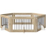  Vrata za pse s postoljem 6 pcs Hrast sonoma 100 x 60 cm | shoptok.hr