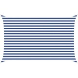 vidaXL Sončno platno Modra in bela 4 x 2,5 m 100% poliester Oxford, (5000222404) | Shoptok.si