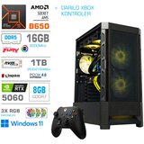 MEGA Računalnik MT S8 R5-7600/RTX5060/16GB-DDR5/1TB-4.0/750W/Win11Home/črna RGB + Estetski napajalni kabli [Rumena / Črna] * DARILO *, (22133769) | Shoptok.si