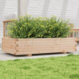Maison Chic Vrtno cvetlično korito - Cvetlični Lonec 110x60x26,5 cm trdna borovina, (21790534) | Shoptok.si