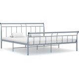  Posteljni okvir siv kovinski 180x200 cm | Shoptok.si