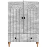  Kreveta Betonska siva 66 x 34,5 x 95 cm Konstruirano drvo | shoptok.hr