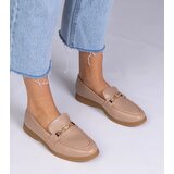 Gemre Brown loafers with a gold ornament Feola | shoptok.hr