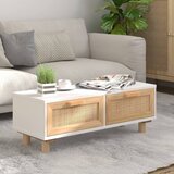 vidaXL Klubska mizica bela 80x40x30 cm inženirski les trdna borovina Cene