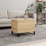 vidaXL Klubska mizica sonoma hrast 60x44,5x45 cm inženirski les Cene