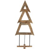 vidaXL Božično drevo z stojalom Rjava 180 cm Trdna tikovina | Shoptok.si