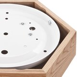  stropna svetiljka oak hex 1xE27/60W/230V prečnik 32 cm hrast | Eponuda.com