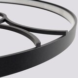 Thoro Črna aluminijasta LED viseča svetilka &amp;oslash; 78 cm RIO &amp;ndash; Slike