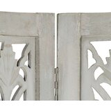 vidaXL sobna pregrada s 5 panela siva 200 x 165 cm masivno drvo manga | shoptok.hr