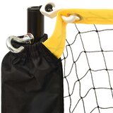 vidaXL Nastavljiva mreža za badminton 500x103x94-158 cm kovinska | Shoptok.si