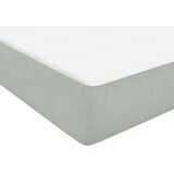 vidaXL Krevet s oprugama i madracem svjetlosivi 160x210 cm baršunasti | shoptok.hr