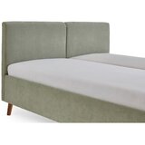 Meise Möbel Svetlo zelena oblazinjena zakonska postelja z letvenim dnom 160x200 cm Piano – | Shoptok.si