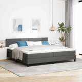  s opruga kutije Tamno siva 200 x 200 cm tkanina | shoptok.hr