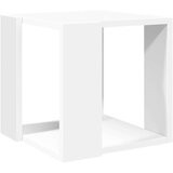 vidaXL Klubska mizica bela 32x32x30 cm inženirski les | Shoptok.si