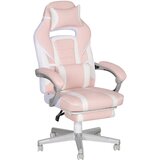 HOMCOM igralni stol umetno usnje 63D x 63Š x 115,5–123V cm Roza, (5000235328) | Shoptok.si