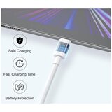 Swissten iPEAX KABEL TPU KABEL USB-A/USB-C 1,5M, 60W, 3A, USB 2.0 Ultra otporan bijeli | shoptok.hr