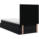  od pjene s madracem i LED-om Crna 100 x 200 cm Baršun | shoptok.hr
