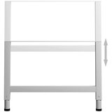 vidaXL Okviri za radni stol 2 kom metalni 85 x (69 - 95,5) cm sivi | Eponuda.com