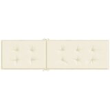 vidaXL Blazina za ležalnik krem (75+105)x50x3 cm | Shoptok.si