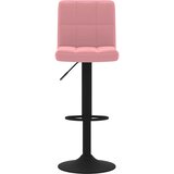  Barski stolac ružičasti baršunasti | Shoptok.si