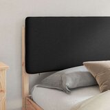  Krevetni okvir s tapiciranim uzglavljem Crna 200 x 200 cm | shoptok.hr