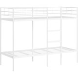 Krevet na kat bez madraca bijeli 75x190 cm čelik | Eponuda.com