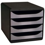 Multiform Predalnik T-Office Set, 4 predali, črn Cene