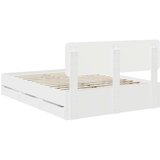 vidaXL Okvir za krevet Bijelo 150 x 200 cm Inženjersko Drvo | shoptok.hr