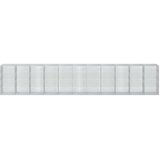  Gabion s žicom debljine 3,5 mm i mrežom 5x5 cm 1100x100x200 cm | shoptok.hr